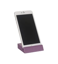 Kartvizitlik ve Telefon Tutucu Masaüstü Business Card and Phone Holder Rainbow Vegan 7,7x7,7 cm (Lila)