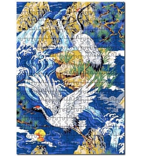 Cakapuzzle Ilütirasyon Japon Turnası Puzzle Yapboz MDF (Ahşap) (500 Parça)