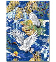 Cakapuzzle Ilütirasyon Japon Turnası Puzzle Yapboz MDF (Ahşap) (500 Parça)
