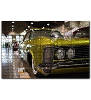 Cakapuzzle Galeride Altın Rengi Buick  Puzzle Yapboz MDF (Ahşap) (500 Parça)
