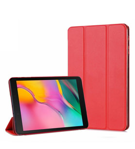 Microsonic Samsung Galaxy Tab A 8'' T290 Smart Case ve arka Kılıf (Kırmızı)