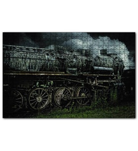 Cakapuzzle  Nostaljik Buharlı Tren  Puzzle Yapboz MDF (Ahşap) (500 Parça)