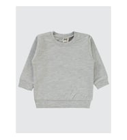 Civil Baby Erkek Bebek Sweatshirt 6-18 Ay Siyah (Gri)