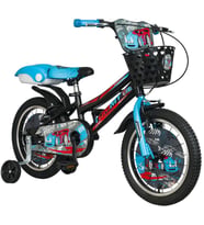 TommyBike 16 jant Bisiklet Lüx Aksesuarlı Cocuk Bisikleti 5-8 Yaş (Mavi)