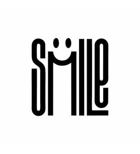 Smile Sticker Beyaz 15x15 CM (Beyaz)
