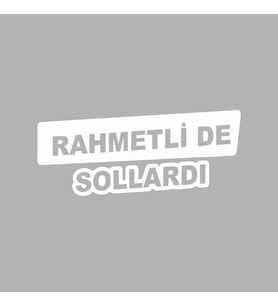 Rametli de Sollardı Araba Sticker siyah 18x8 CM (Beyaz)