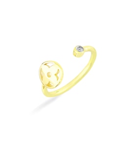 925 Ayar Gümüş Taşlı Yüzük (Gold)