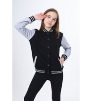 Toontoy Unisex Çocuk Kolej Hırka (Siyah)