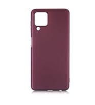 Samsung Galaxy A22 4G Kılıf Soft Mat Premier Case (Mürdüm)