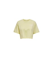 Only Kadın Renkli Crop T-Shirt - 15260935 (Sarı)