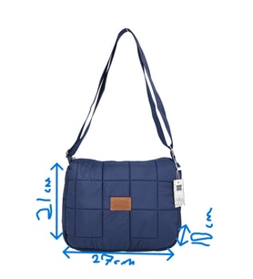 SİA ÇANTA SİMİLON KABARTMALI KAPİTONE PUF KUMAŞ SHOPPER  ÇANTA RAHAT ÇAPRAZ  ASKILI HAFİF , İÇ ASTARLI KALİTELİ MALZEME MÜKEMMEL İŞÇİLİK (Lacivert)