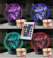 Yılbaşı Mutlu Yıllar 2025 3d Led Gece Lambası (Karışık)