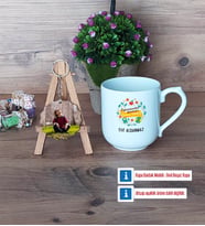 Öğretmenler Günü Hediyesi Kupa Bardak Beyaz ve Fotoğraflı Ahşap Anahtarlık Hediye (Model 5)