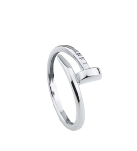Kartier Model Çivi Yüzük Unisex Model - 2168 (Gümüş)
