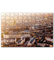 Cakapuzzle İskoçya Edinburg Yüksekten Şehir Manzarası Puzzle Yapboz MDF (Ahşap) (500 Parça)