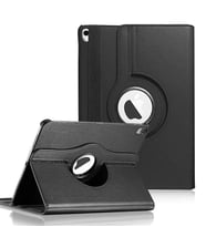 Microsonic Apple iPad Pro 12.9'' 2018 (A1876-A2014-A1895-A1983) Kılıf 360 Dönerli Stand Deri (Siyah)