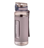 Uzspace FiftyFifty 800ml -BÜYÜK BOY- Tritan Su Matarası Silikon Korumalı Kaydırmaz Gövde (Kahverengi)