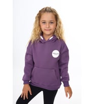 Toontoy Kız Çocuk Baskılı Sweatshirt (Mor)