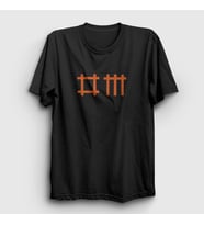 Presmono Unisex Beyaz DM Depeche Mode T-Shirt 140108tt (Siyah)