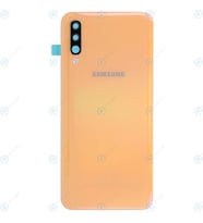 Samsung Galaxy A50 Kasa Kapak - Yan Tuşlar Dahil SM-S505F (Turuncu)