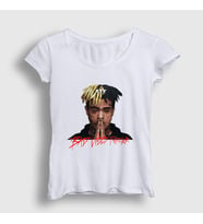 Presmono Kadın Sarı Forever XXXTentacion T-Shirt 47812tt (Beyaz)