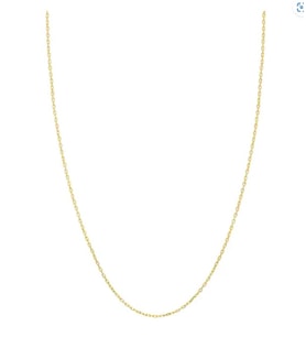 925 AYAR GÜMÜŞ HAYALET KOLYE ZİNCİRİ (Gold)