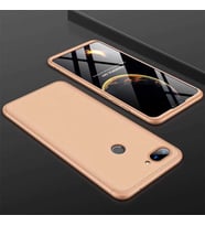 Xiaomi Mi 8 Lite Kılıf Zore Ays Full Koruma Kılıf (Gold)