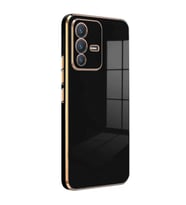 Microsonic Vivo V23 5G Kılıf Olive Plated Yeşil (Siyah)