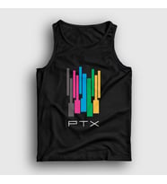 Presmono Unisex Beyaz Colors Pentatonix Atlet 74881tt (Siyah)