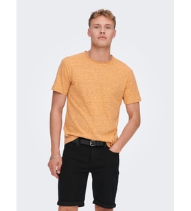 Only & Sons Erkek T-shirt Short Sleeved T-shirt- 22005108 (Turuncu)