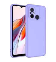 Xiaomi Redmi 12C Kılıf Zore Mara Lansman İç Yüzeyi Kadife Kılıf (Lila)