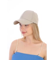 Unisex Ayarlanabilir Spor Basic Şapka (Taş)
