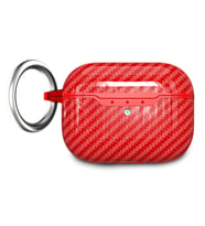 Microsonic Apple AirPods Pro 2.Nesil Kılıf Elite CarbonShield Yeşil (Kırmızı)