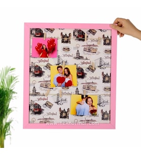 Anı Çerçevesi  45x52 Ebat (Pembe)