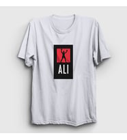 Presmono Unisex Sarı Victory Muhammed Ali T-Shirt 230758tt (Beyaz)