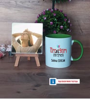 Özel Eğitim Öğretmeni Fotoğraflı Dekoratif Taş, Kupa Bardak Beyaz Hediye Öğretmenler Günü Hediyesi (Model 14)