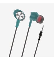 H315 Spor Yüksek Bas Silikon Kablo Kulaklık (Yeşil)