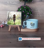 Evin Prensi Fotoğraflı Dekoratif Taş, Kupa Bardak Beyaz Hediye (Model 8)
