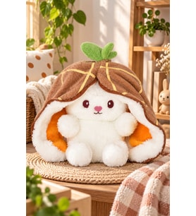 Özgüner Uyku Arkadaşım Tavşan 45 cm Peluş Tavşan (Sarı)