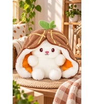 Özgüner Uyku Arkadaşım Tavşan 45 cm Peluş Tavşan (Sarı)