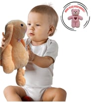 AYICIK HEDİYELİ ! Uyku Arkadaşım Uzun Kulak Bunny Peluş Tavşan 65 cm (Turuncu)