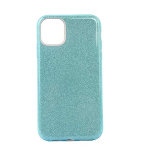 Uyumlu Model Apple iPhone 11 Pro Max Kılıf Simli Parlak Shining Kapak (Mavi)