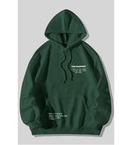 The Happiest Baskılı Oversize Sweatshirt (Yeşil)