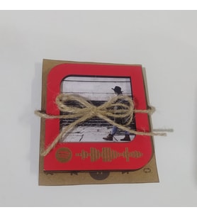 Spotify Tasarımlı Kişiye Özel Polaroid Çerçeve (Kırmızı)