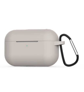Apple Airpods Pro Uyumlu Kılıf Soft Mat Airbag Silikon (Gri)