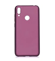 Huawei Y7 Prime 2019 Kılıf Soft Mat Premier Case (Mürdüm)