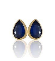 Kadir Jewellery 22 Ayar Altın Kaplama Kadın Minimal Küpe -El İşçiliği Ve Hipoalerjenik Küpe (Parlement)