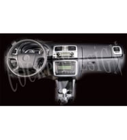 Meriç® Skoda Fabia/Roomster Ön Torpido Kaplama Maun 20 Parça 2006-› (Alüminyum)