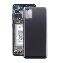 Samsung Galaxy M31s Uyumlu Arka Pil Batarya Kapağı SM-M317F (Siyah)