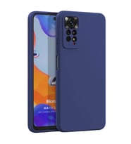 Microsonic Matte Silicone Xiaomi Redmi Note 12 Pro 4G Kılıf Siyah (Lacivert)